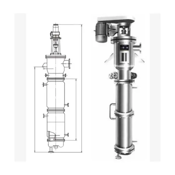 LG Series Of Centrifugal Scraper Film Evaporator