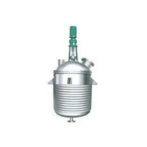 Half coil tube heating reaction kettle
